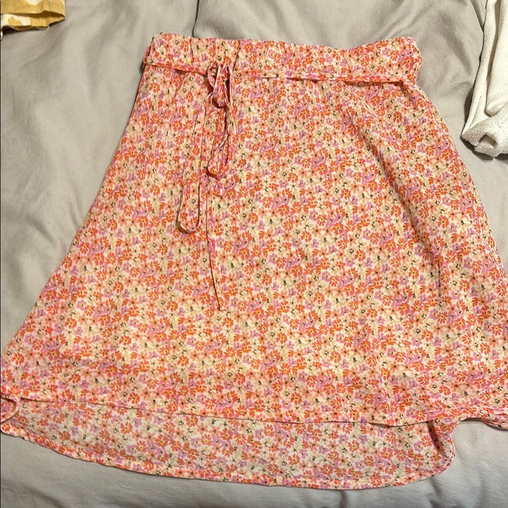 Floral Pink Skirt